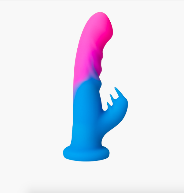 Dương vật giả Loving World CT1917 rung ngoáy kết hợp massage nhánh lưỡi