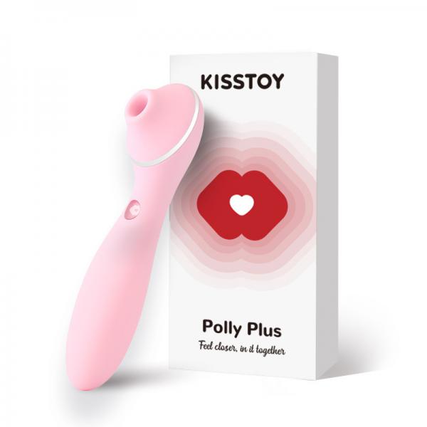 KISTOY POLLY PLUS máy massage vùng kín 2 đầu rung hút mạnh Kisstoy pollyplus