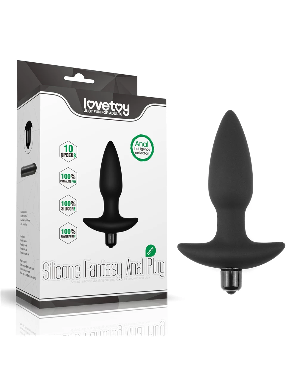 Lovetoy Silicone Fantasy rung 10 chế độ massage êm ái