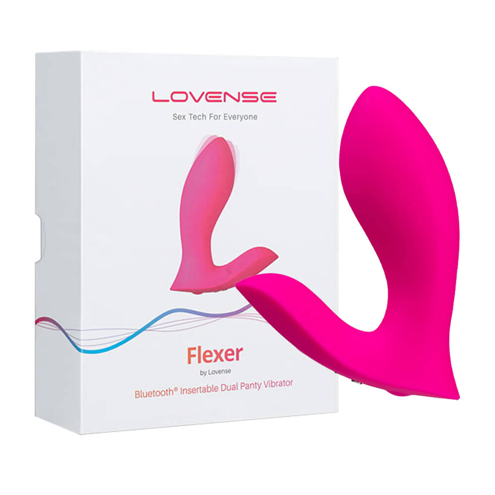 Trứng rung 2 đầu Lovense Flexer điều khiển bằng ứng dụng app điện thoại