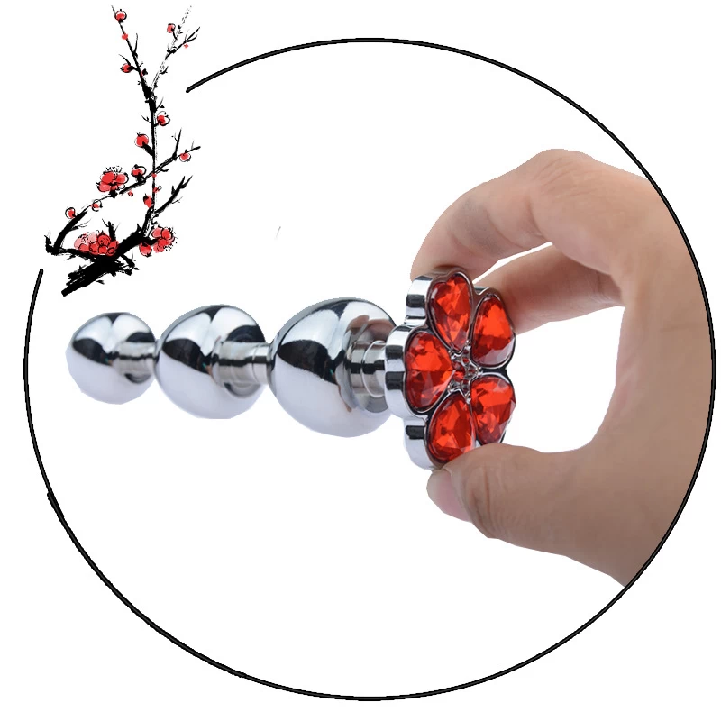  Đại lý Đồ chơi hậu môn Inox hình quả cherry bông hoa năm cánh chính hãng