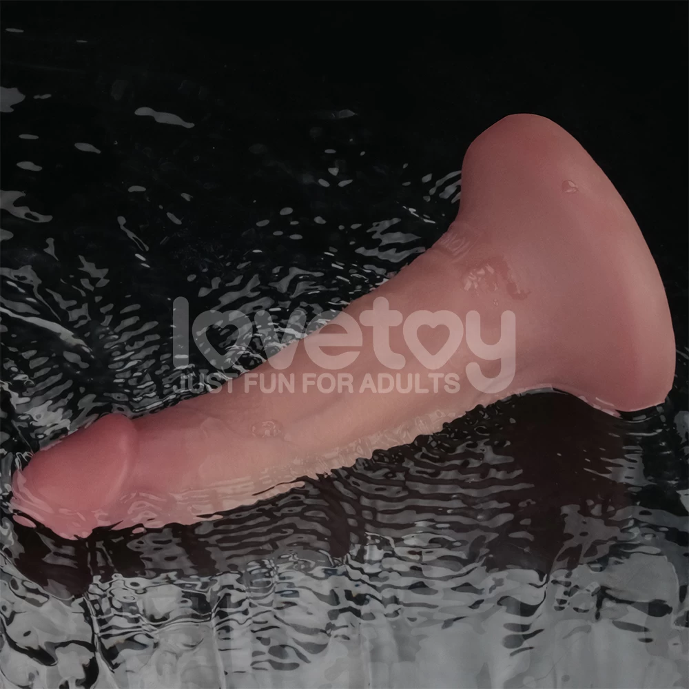 Dương vật giả dính tường Lovetoy Dual Density 6 inch có rung giống thật