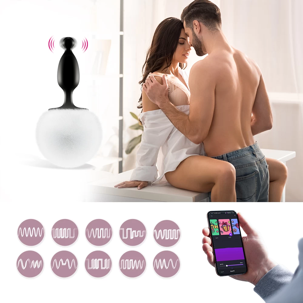 Mua Trứng rung hậu môn đuôi thỏ Magic Motion Bunny điều khiển qua app sextoy cho gay giá sỉ