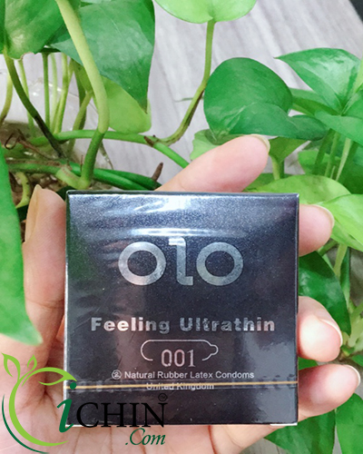  Sỉ Bao cao su OLO Feel Ultrathin 001mm chính hãng Anh hộp 3 cái chính hãng