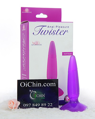  Nơi bán Đồ chơi hậu môn Twister Anal silicone mềm mại nhiều vân êm ái giá sỉ